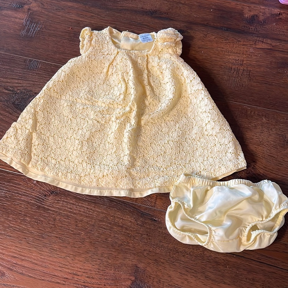Happy yellow eyelet dress